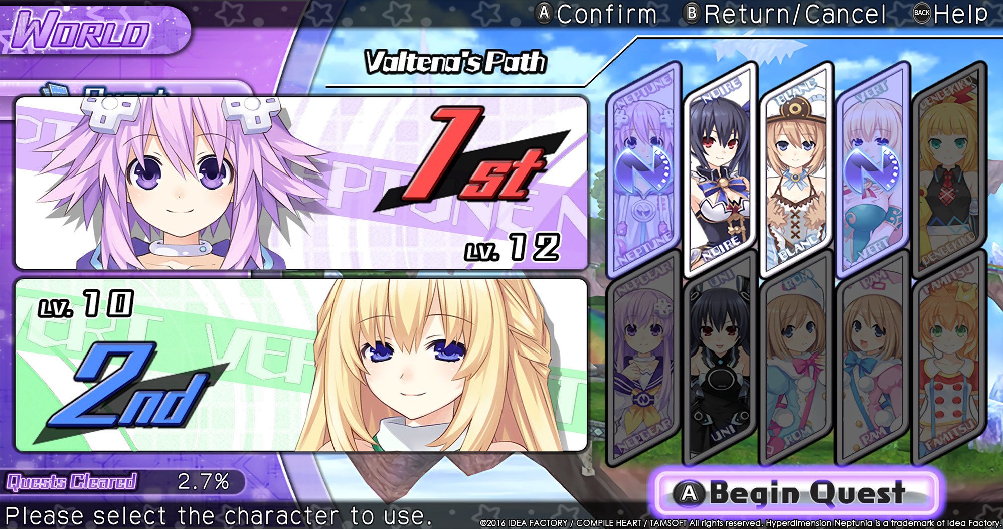 [5]-Hyperdimension Neptunia U: Action Unleashed Download-HohohoGames