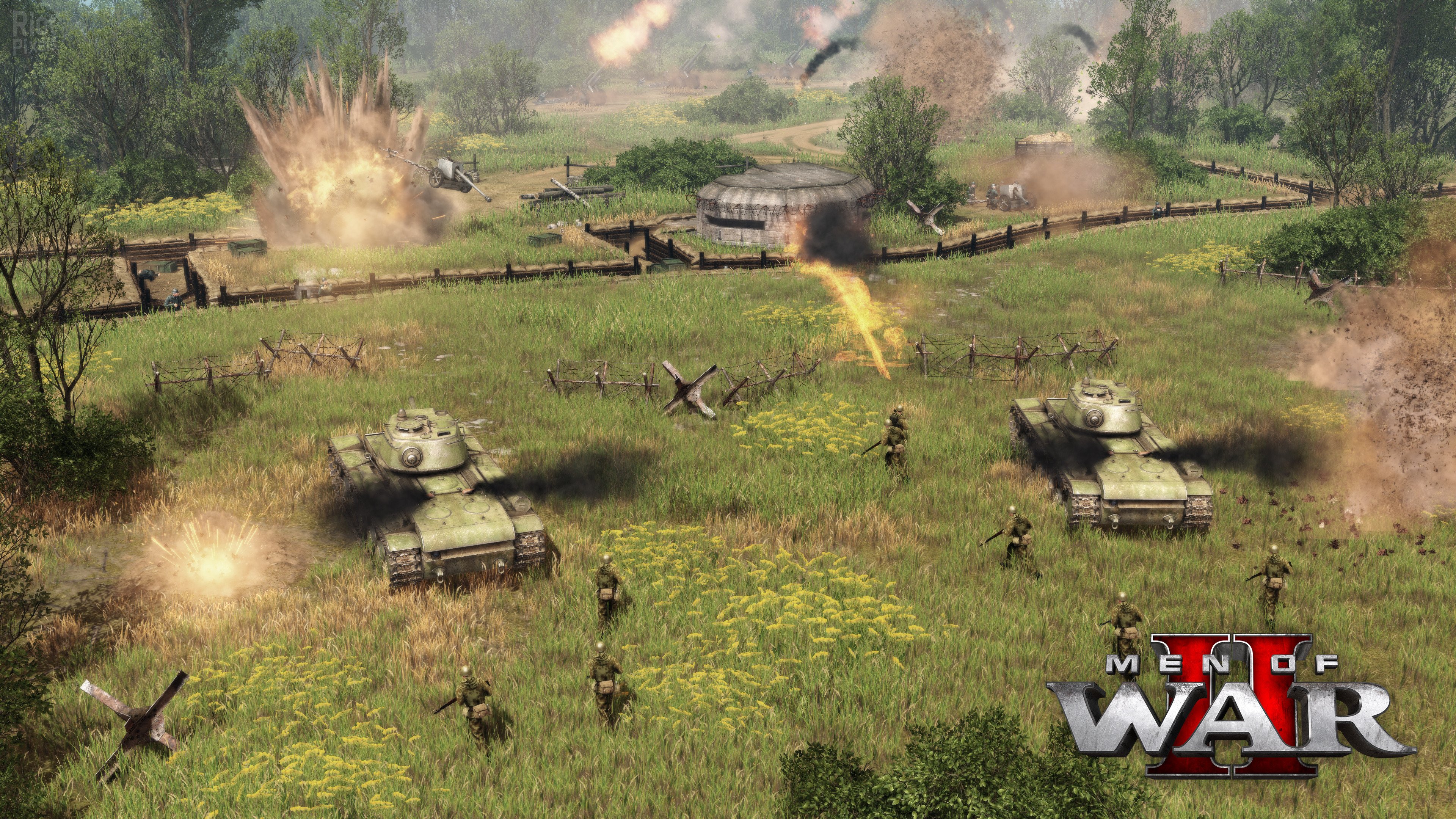 [8]-Men of War II: Deluxe Edition – v1.040 + 3 DLCs/Bonuses Download-HohohoGames
