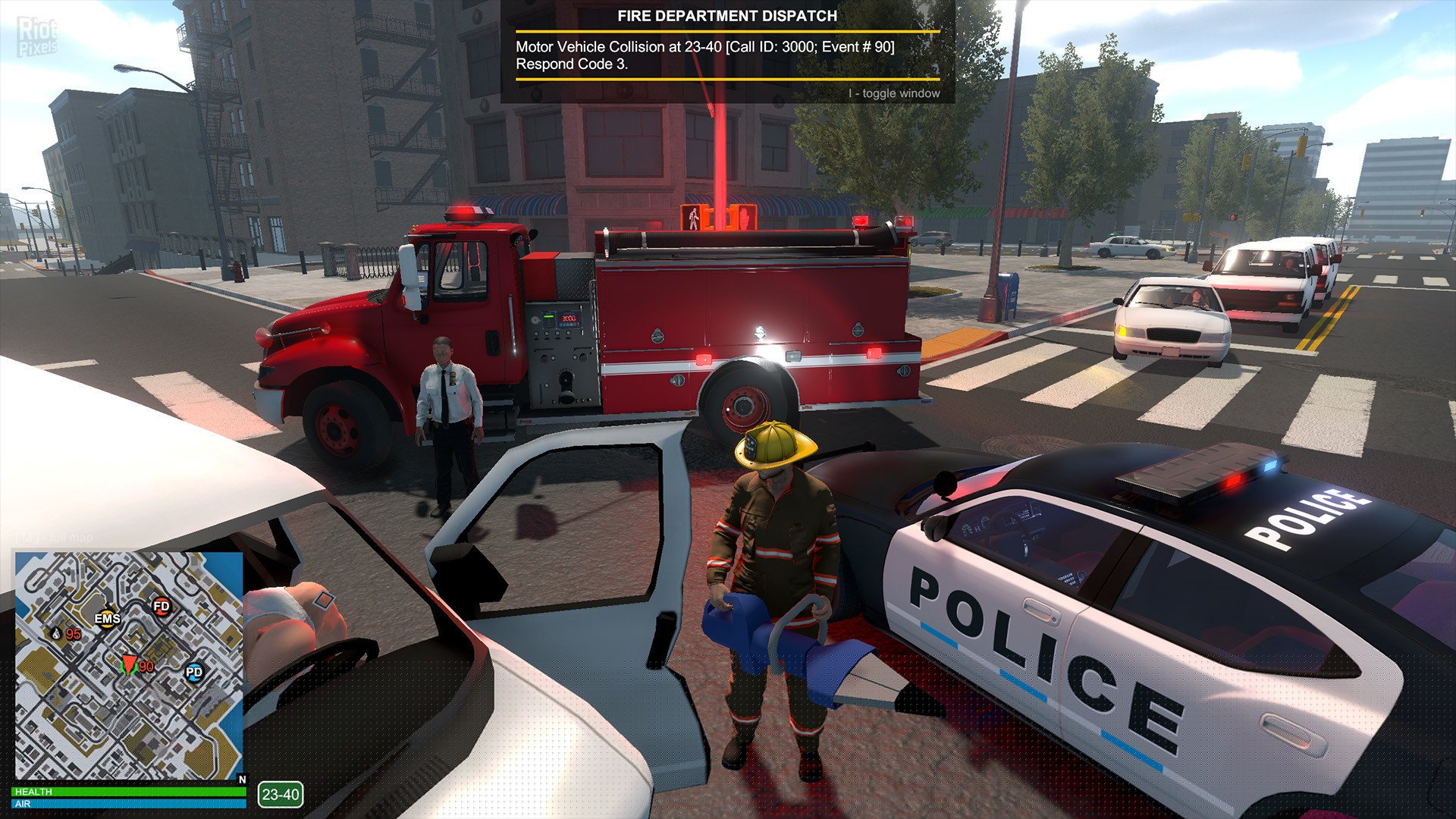 [10]-Flashing Lights: Police, Firefighting, Emergency Services Simulator – Chief Edition, Build 180125-1 + 5 DLCs Download-HohohoGames