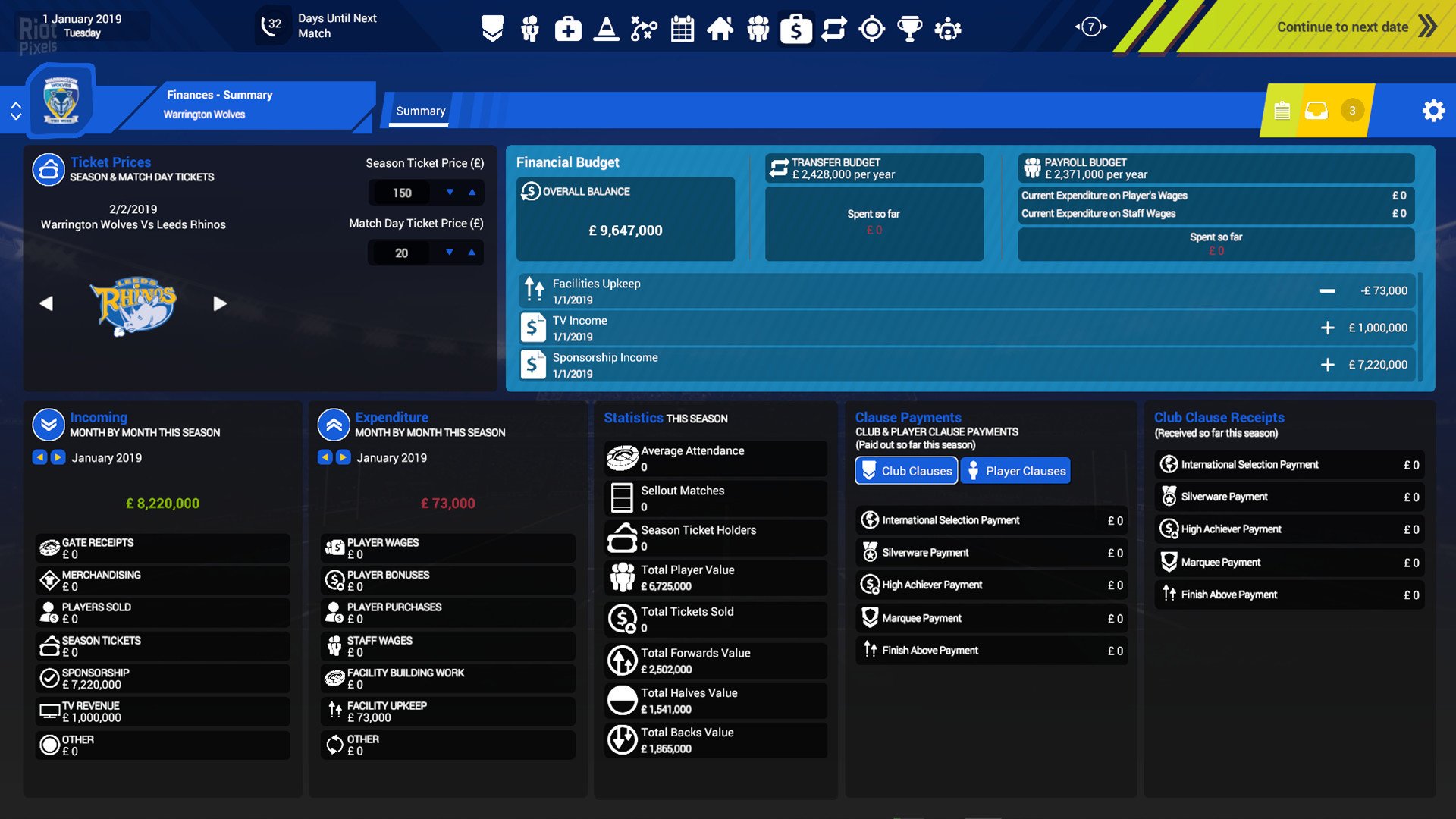 [11]-Rugby League/Union Team Manager 3 + 2 DLCs Download-HohohoGames