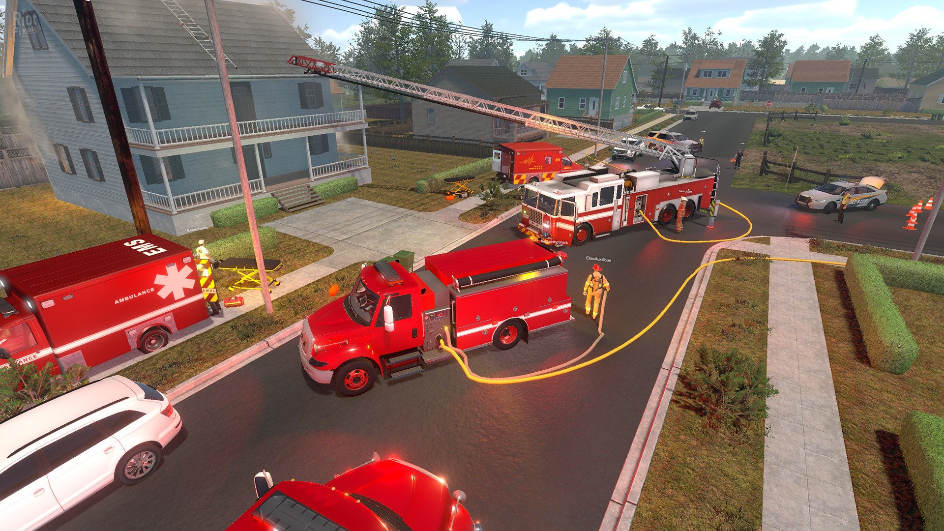 [4]-Flashing Lights: Police, Firefighting, Emergency Services Simulator – Chief Edition, Build 180125-1 + 5 DLCs Download-HohohoGames