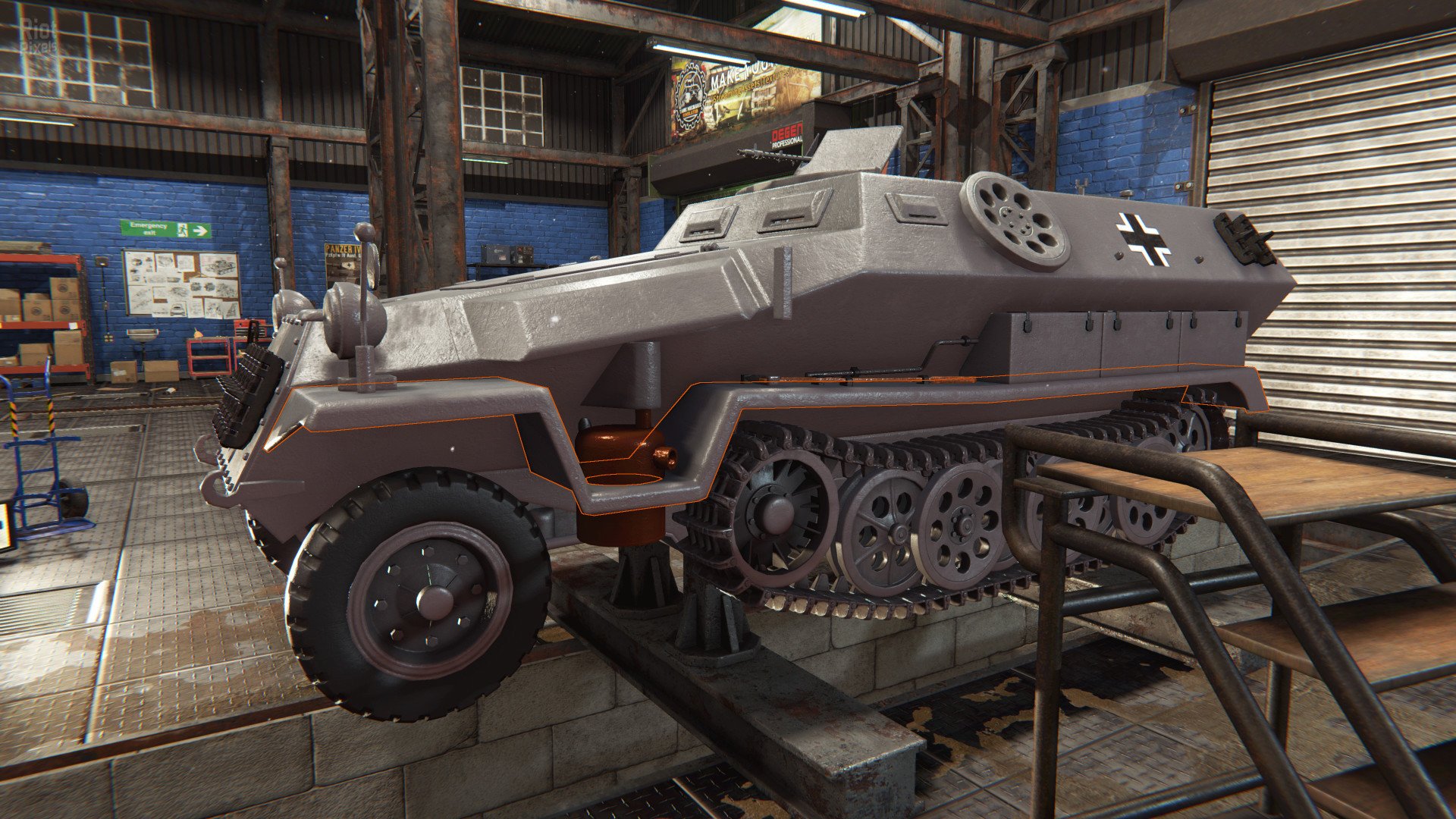 [4]-Tank Mechanic Simulator – v1.4.0 Build 911 + 2 DLCs Download-HohohoGames