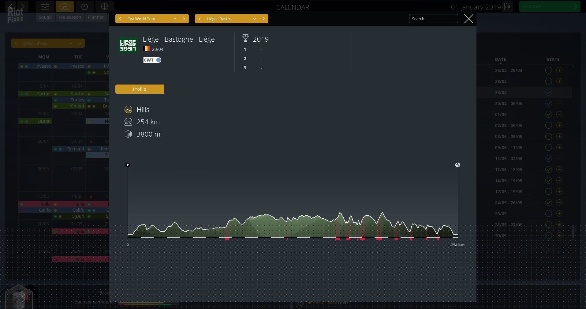 [3]-Pro Cycling Manager 2019 – v1.0.2.3 + WorldDB Mod v0.2 Download-HohohoGames