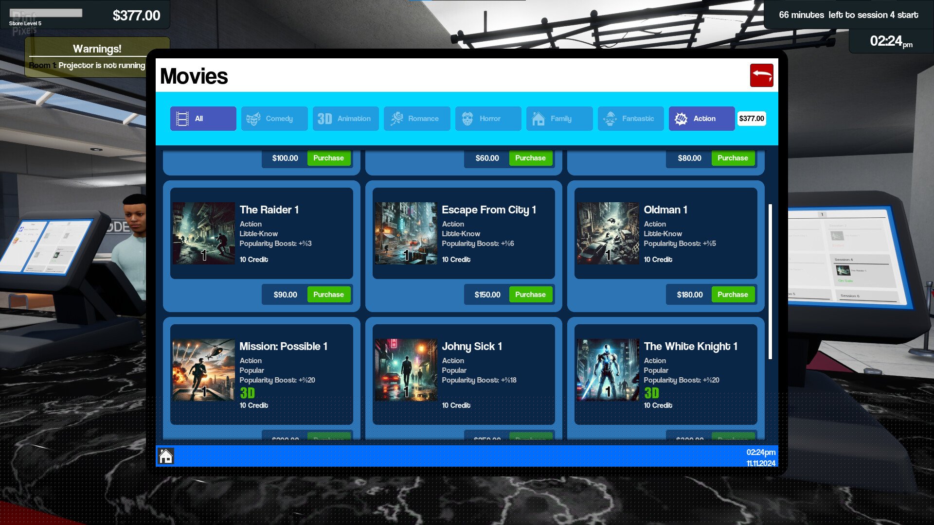 [4]-Cinemaster: Cinema Simulator – v1.6 Download-HohohoGames