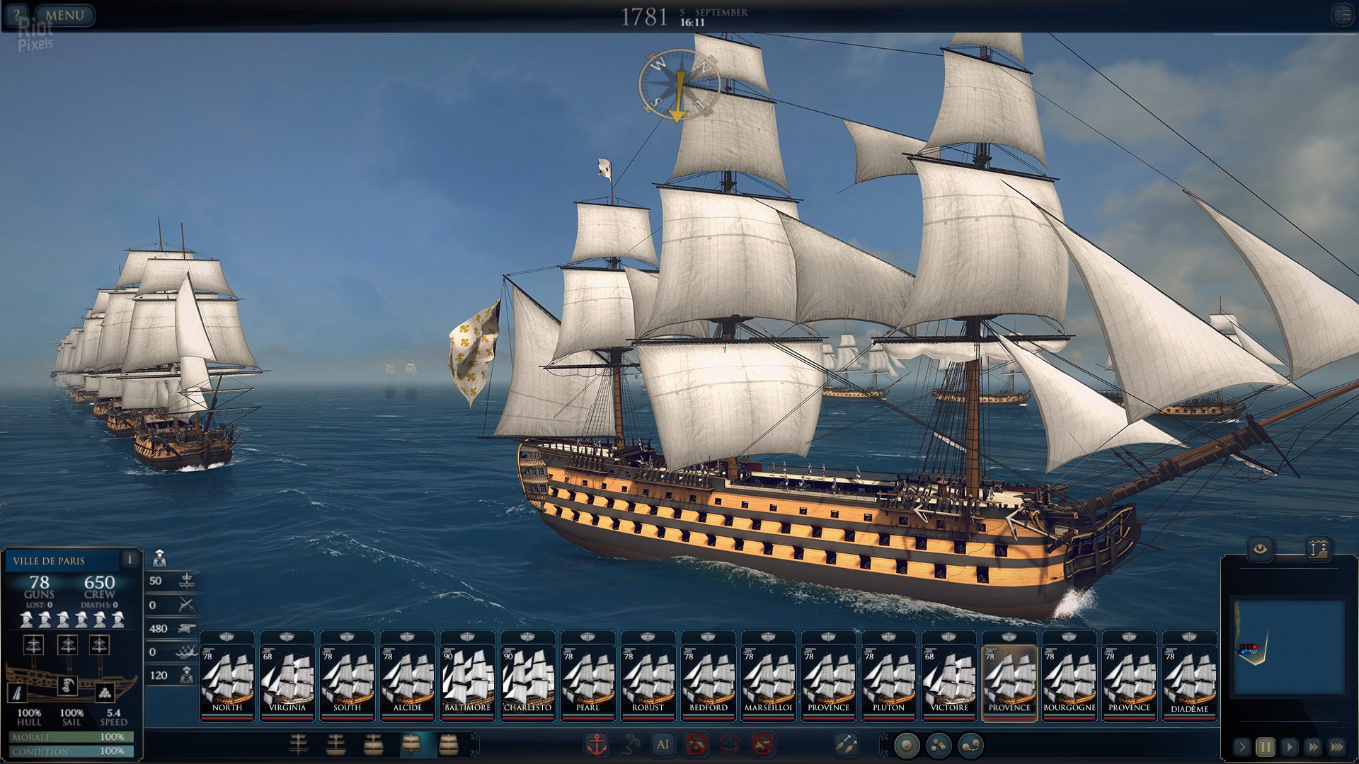 [13]-Ultimate Admiral: Age of Sail – v1.0.0 rev.37327 + Barbary War DLC Download-HohohoGames