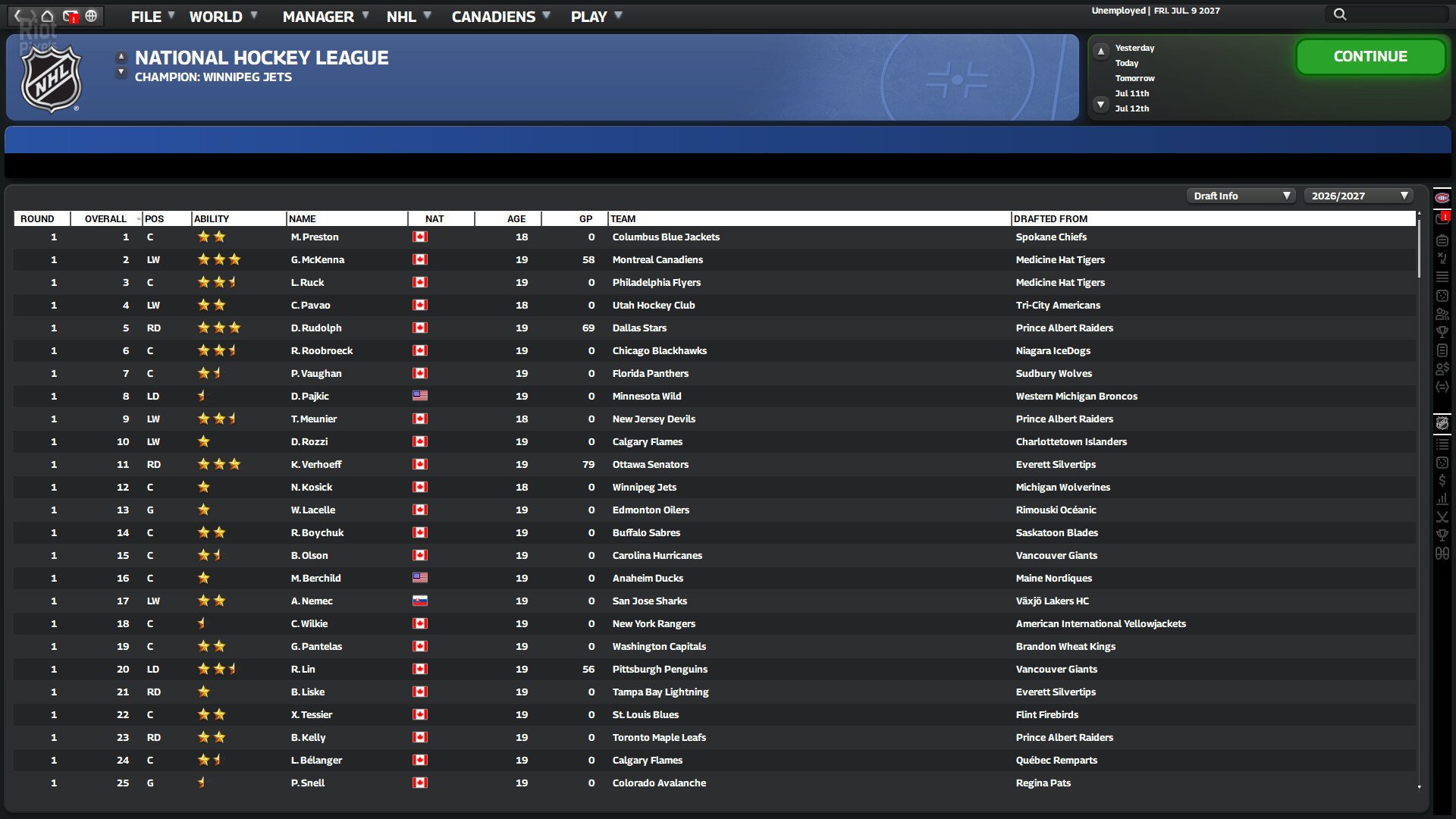 [7]-Franchise Hockey Manager 11 – v11.1 Build 17 Download-HohohoGames