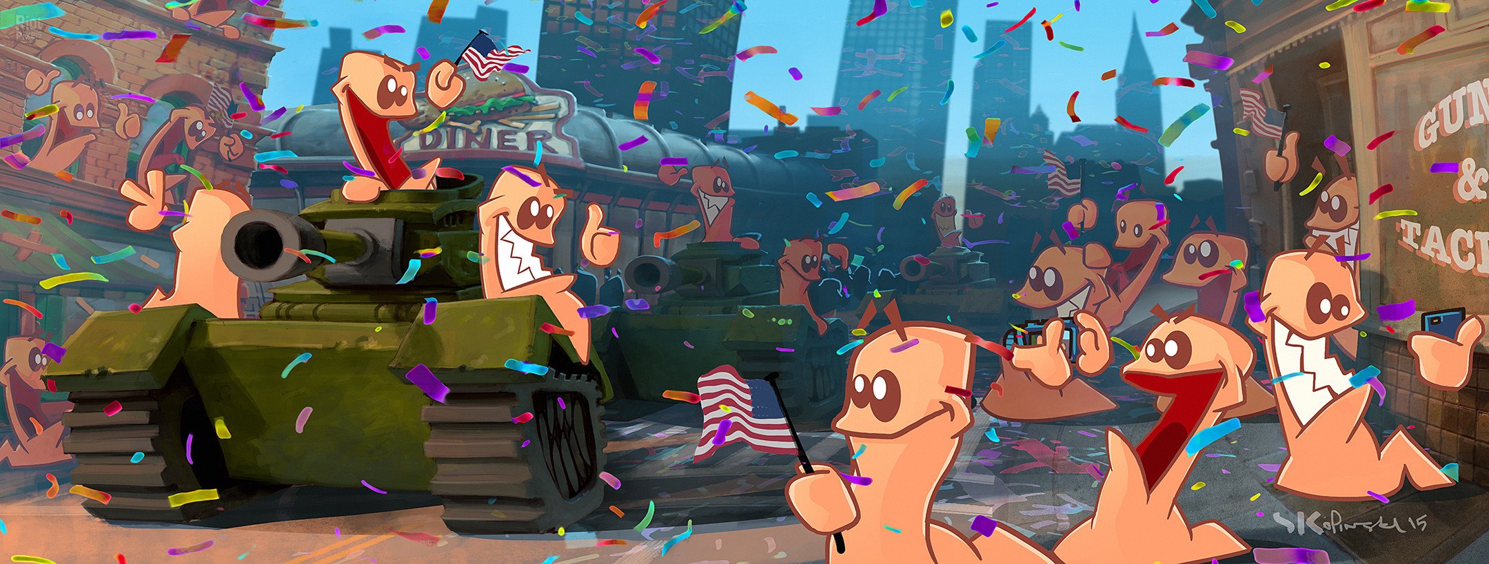 [19]-Worms W.M.D. + All-Stars DLC + Wormhole Update Download-HohohoGames
