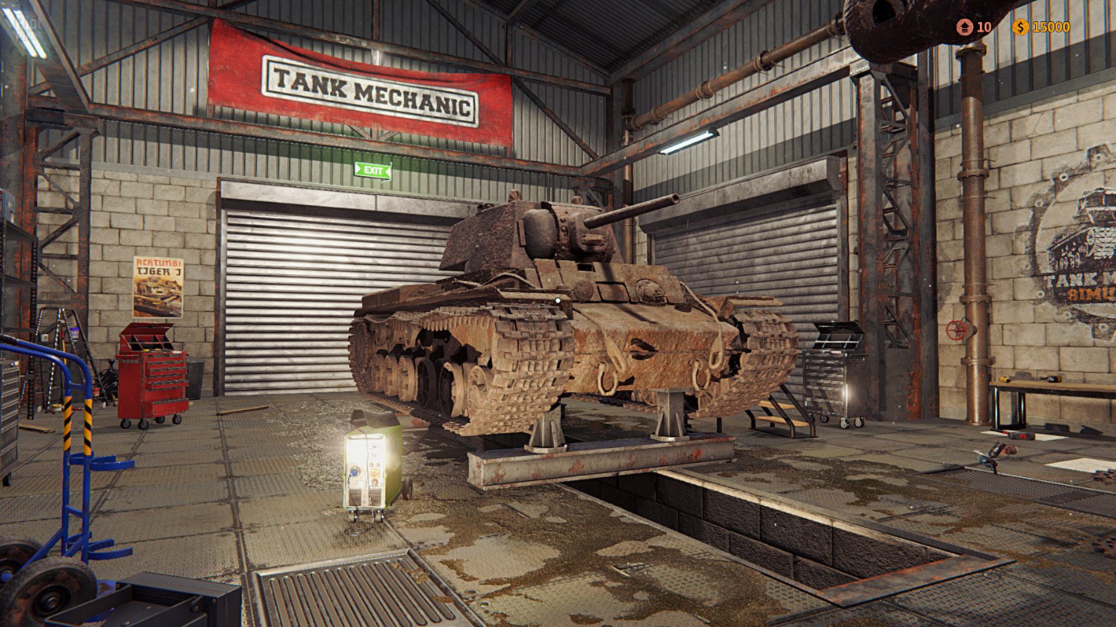 [9]-Tank Mechanic Simulator – v1.4.0 Build 911 + 2 DLCs Download-HohohoGames