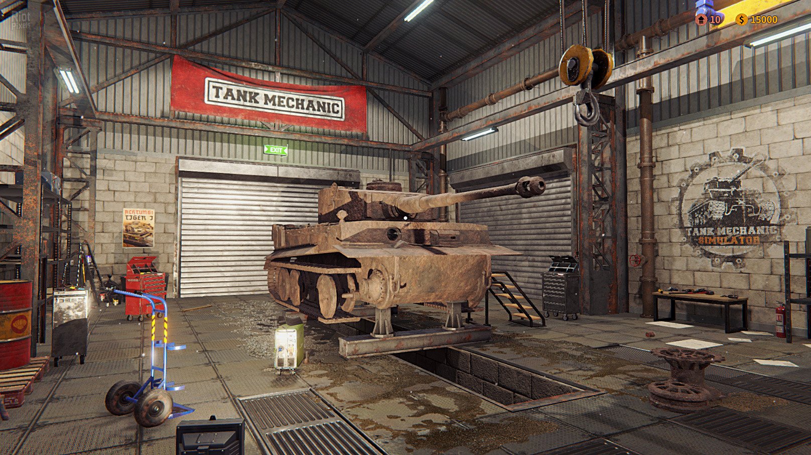 [16]-Tank Mechanic Simulator – v1.4.0 Build 911 + 2 DLCs Download-HohohoGames