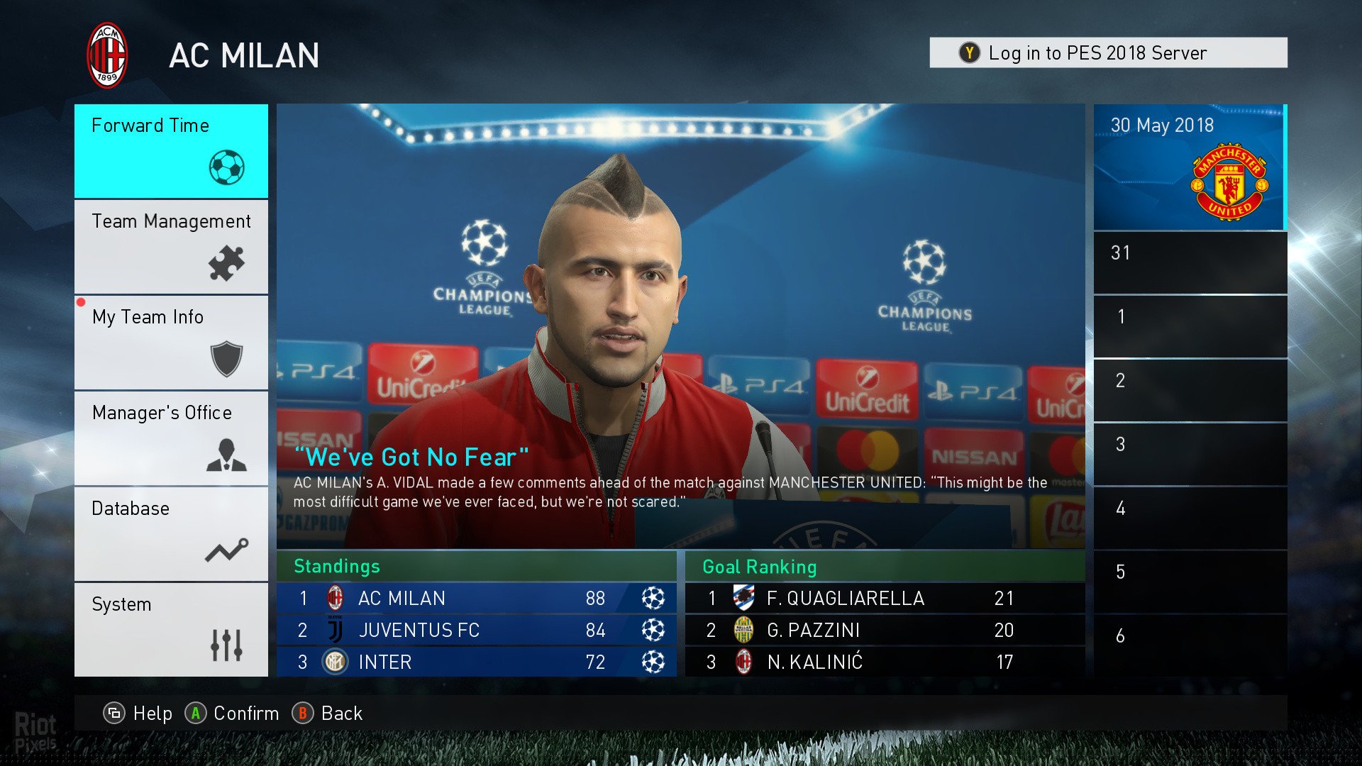 [10]-Pro Evolution Soccer 2018 – v1.0.5.00 + Data Pack 4.0 Download-HohohoGames