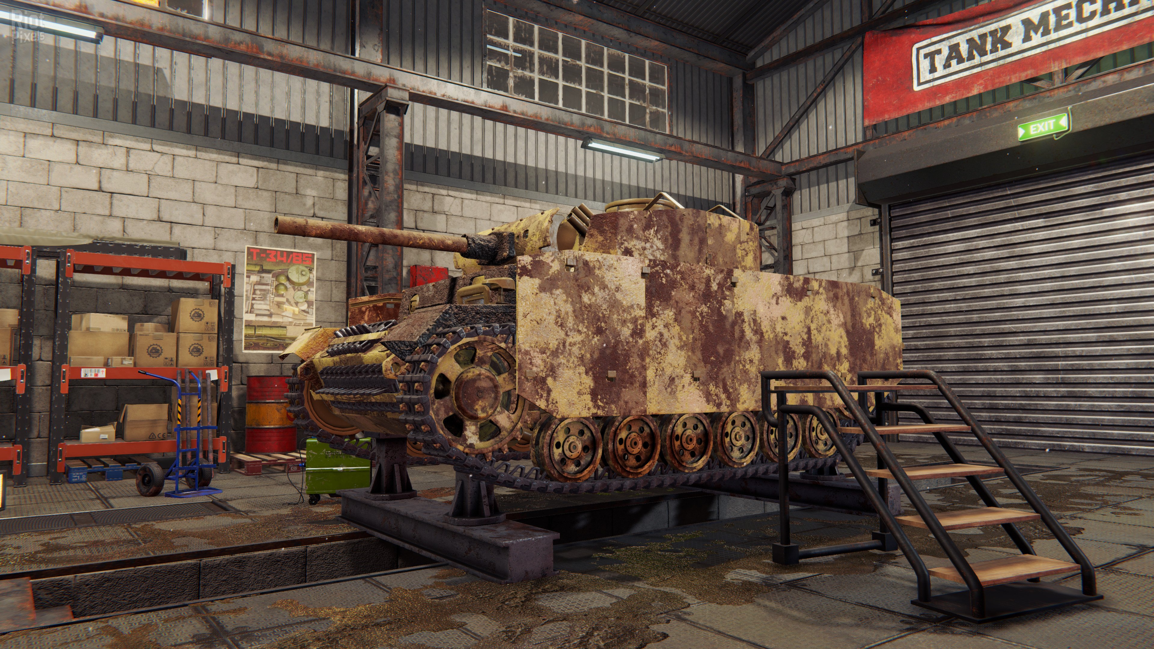 [10]-Tank Mechanic Simulator – v1.4.0 Build 911 + 2 DLCs Download-HohohoGames