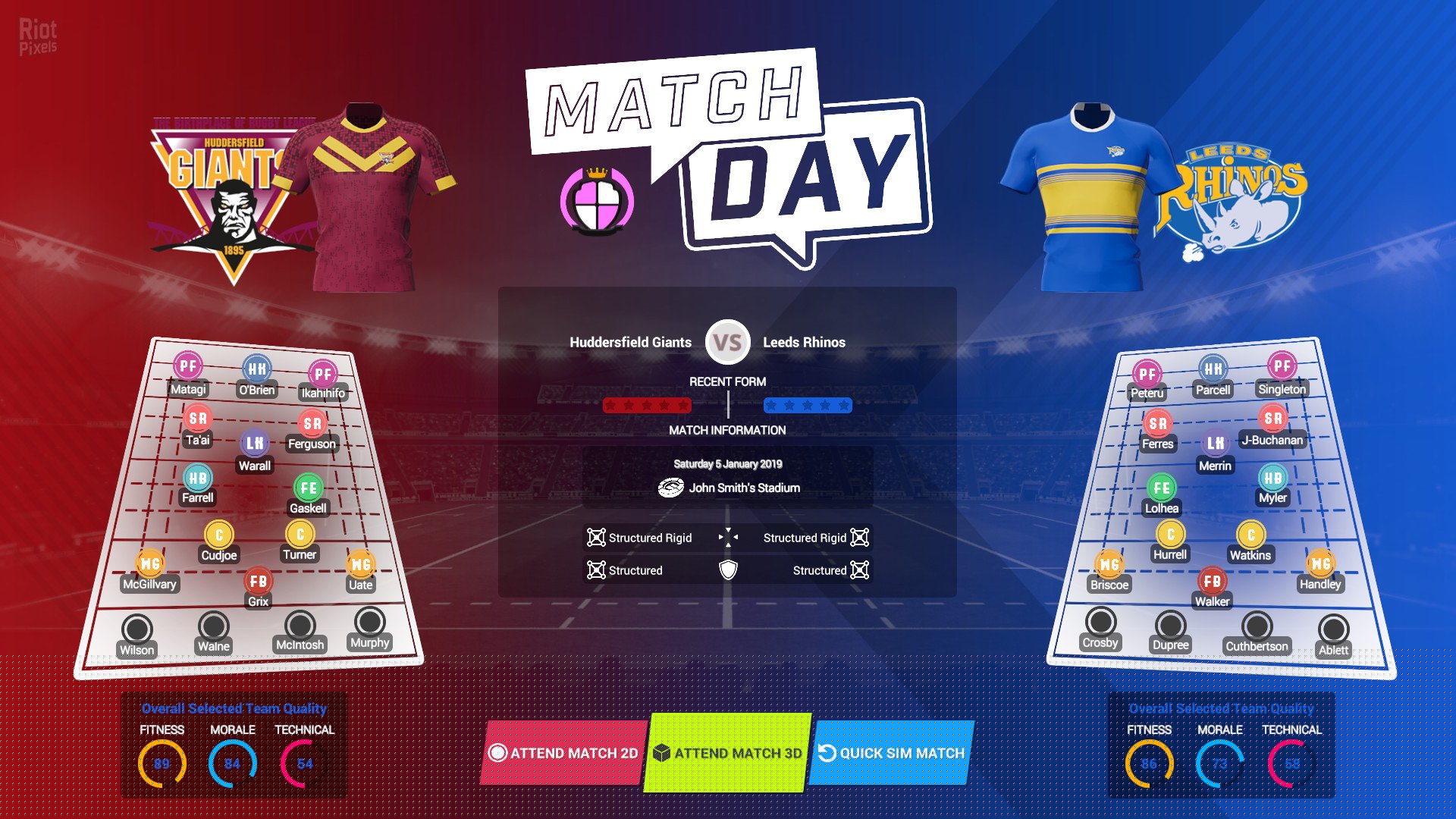 [4]-Rugby League/Union Team Manager 3 + 2 DLCs Download-HohohoGames