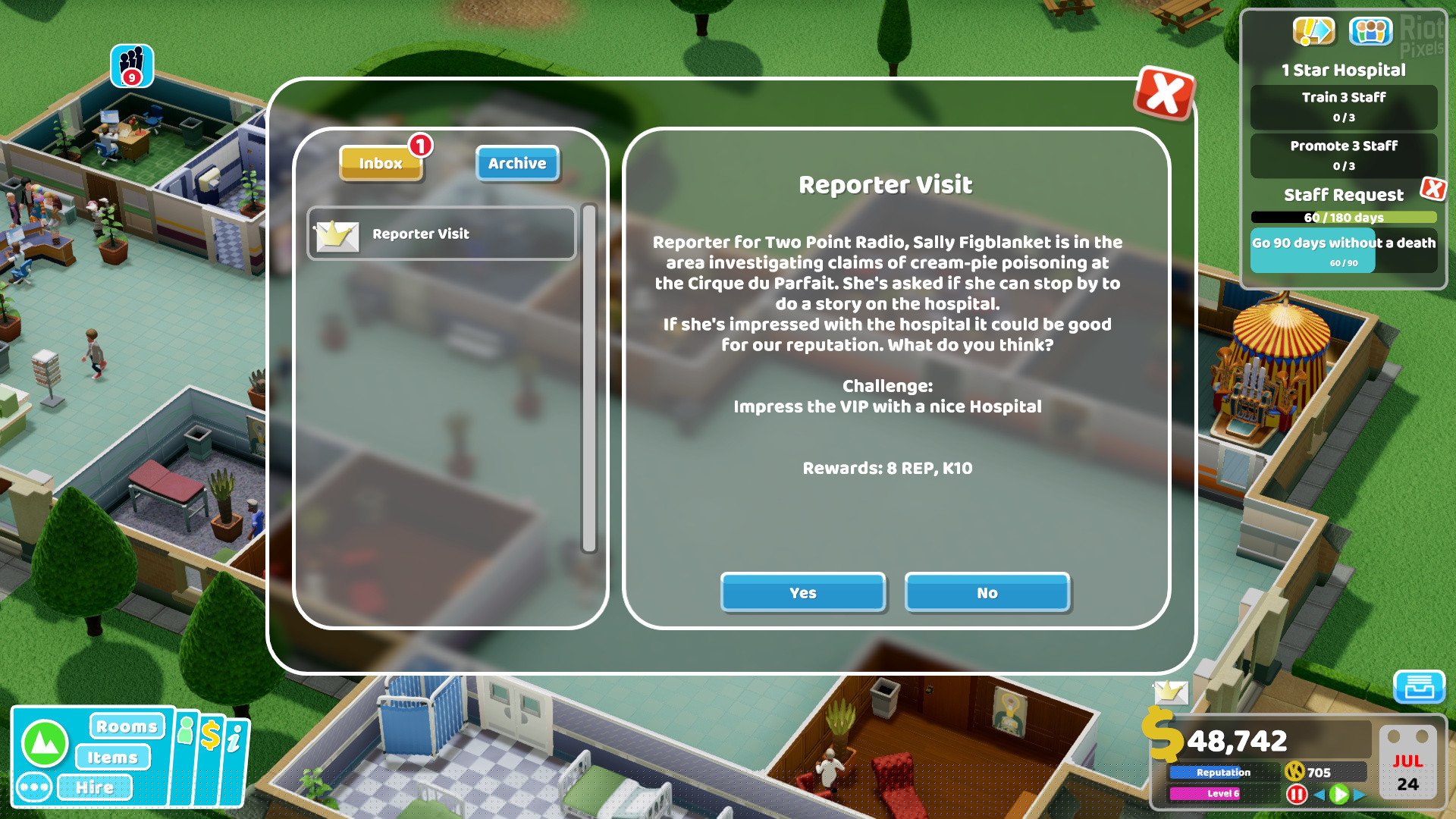 [9]-Two Point Hospital – v1.29.36 + 15 DLCs Download-HohohoGames