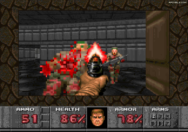 [7]-DOOM I + II: Enhanced + 16 Add-ons + Classic DOOMs Download-HohohoGames