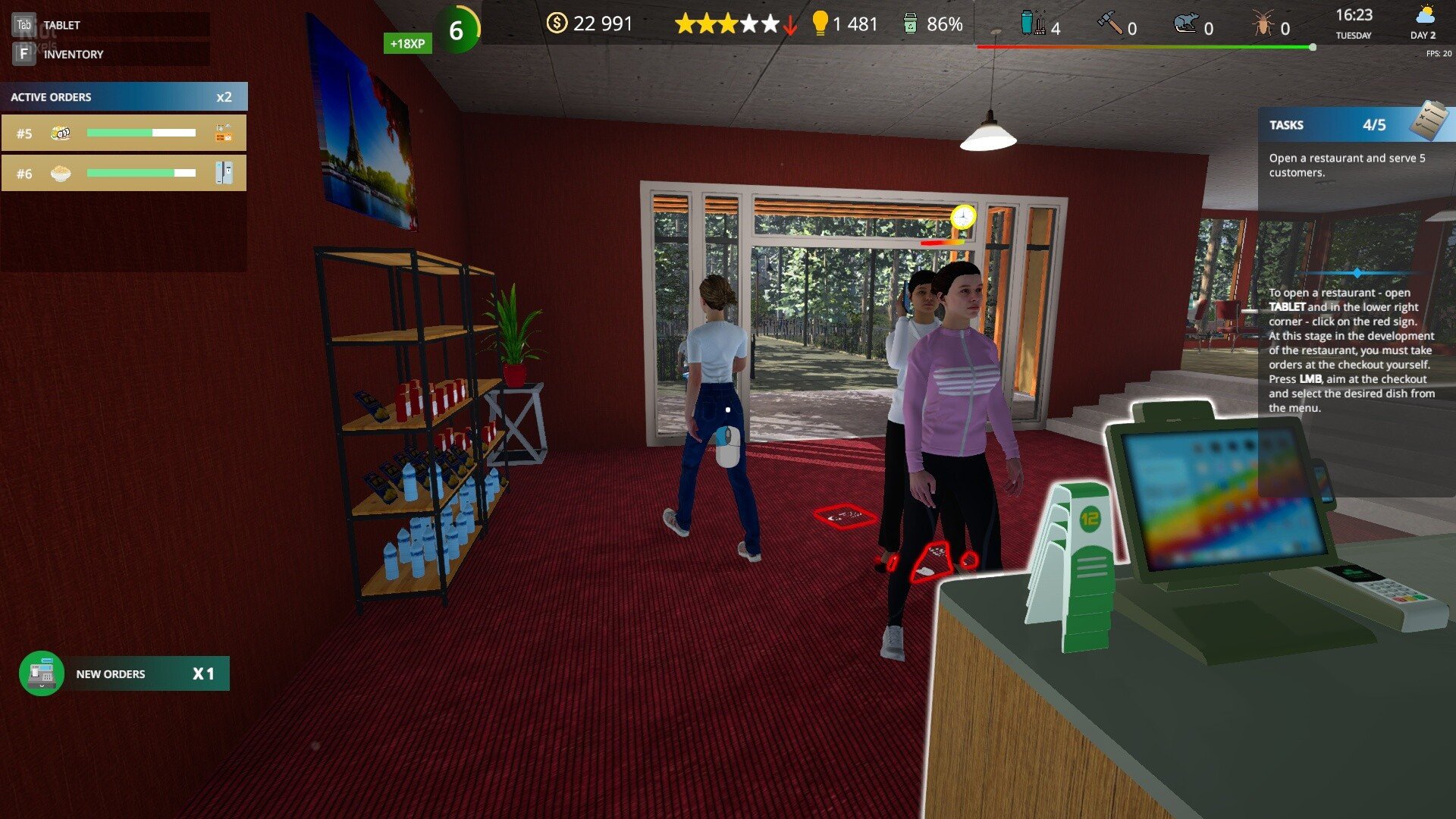 [3]-Cafe Owner Simulator – v1.4.105 + Farm DLC Download-HohohoGames