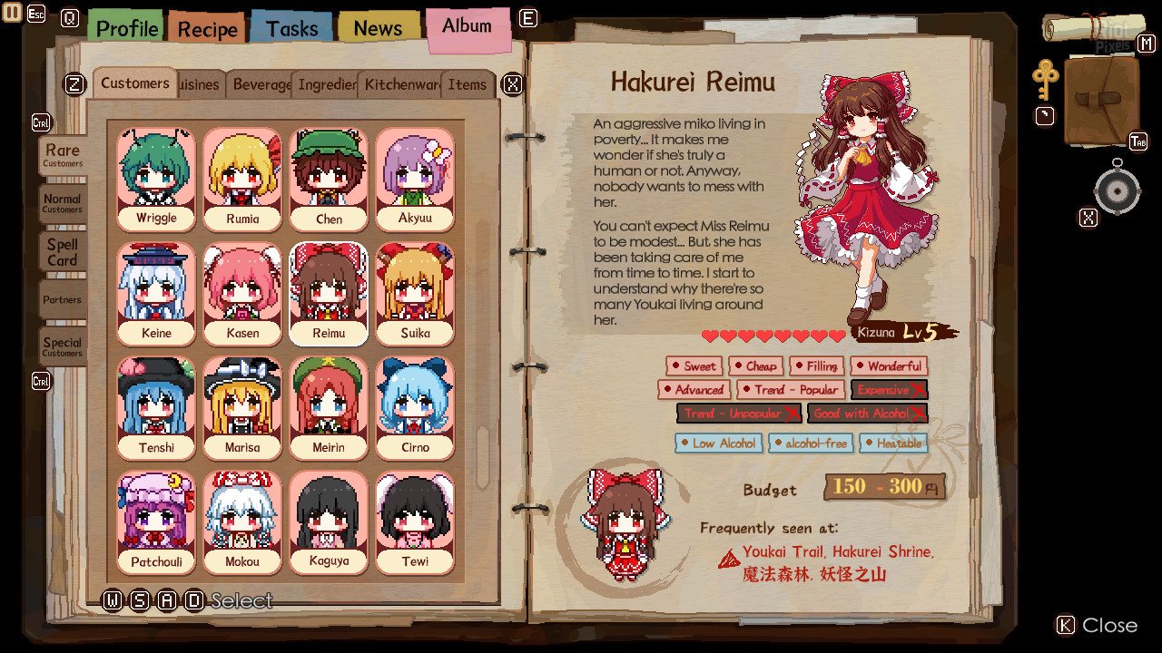 [8]-Touhou Mystia’s Izakaya – v4.0.7a + 6 DLCs + Bonus Content Download-HohohoGames