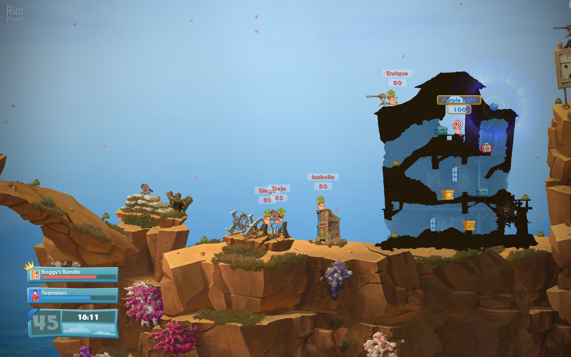 [16]-Worms W.M.D. + All-Stars DLC + Wormhole Update Download-HohohoGames