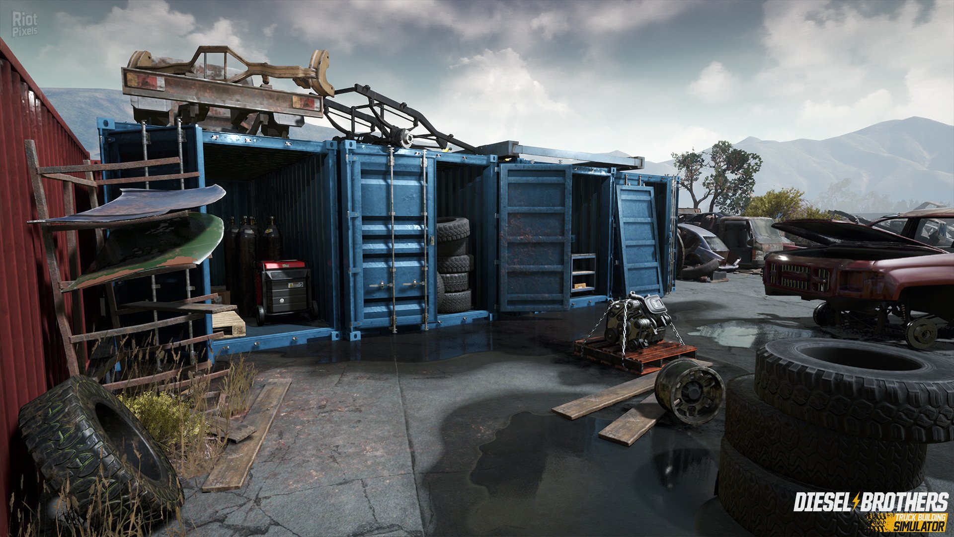 [3]-Diesel Brothers: Truck Building Simulator – v1.0.9139 + Custom Tuning Parts DLC Download-HohohoGames