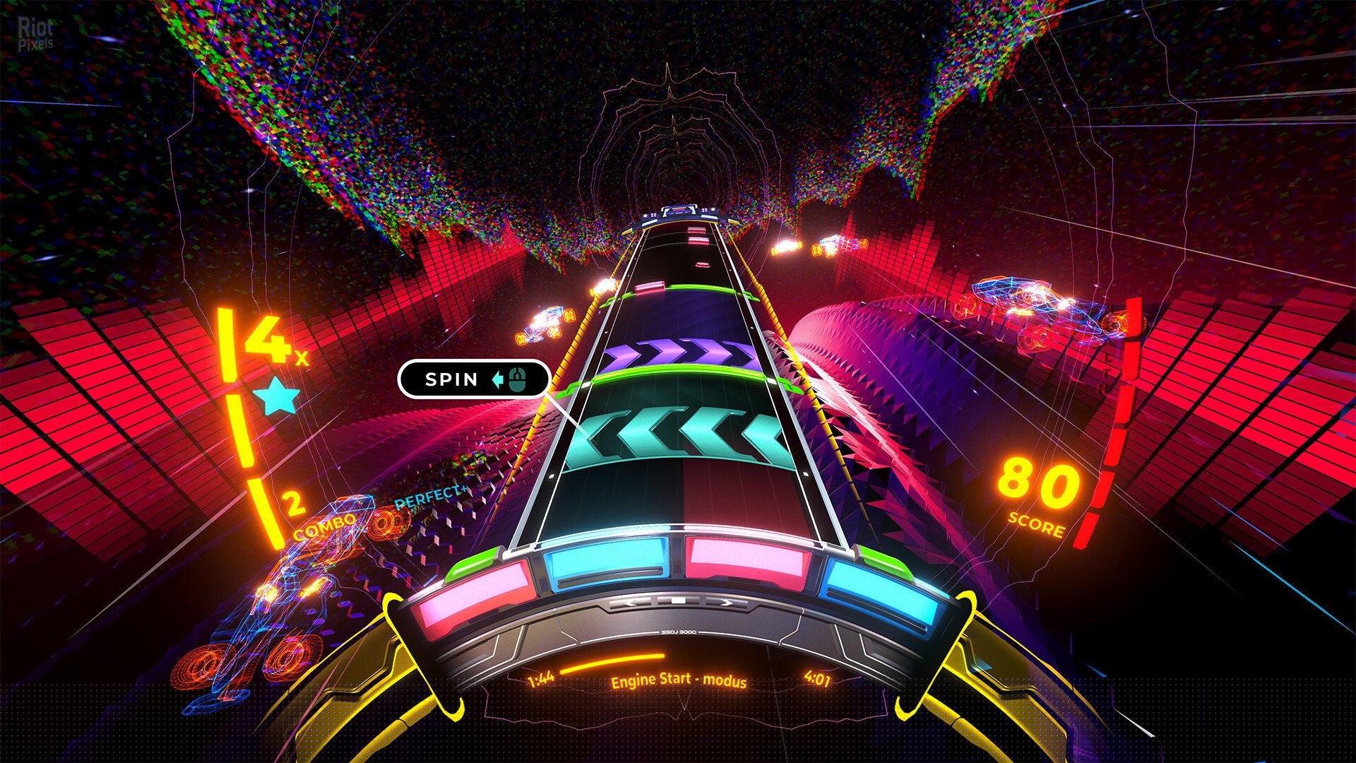 [5]-Spin Rhythm XD – v1.5.0 + 4 DLCs/Bonuses Download-HohohoGames