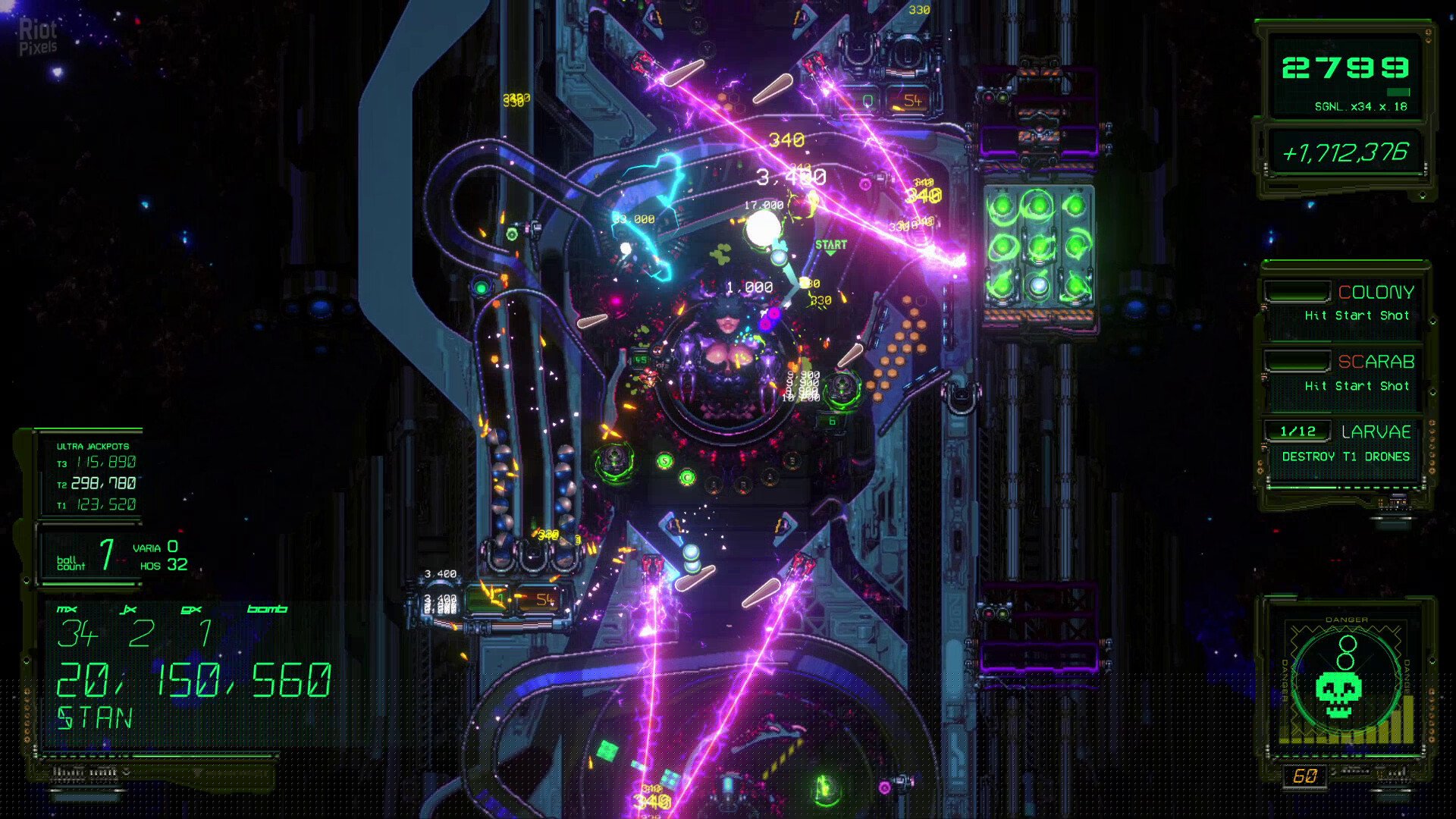 [8]-XENOTILT: HOSTILE PINBALL ACTION – v1.081 Download-HohohoGames