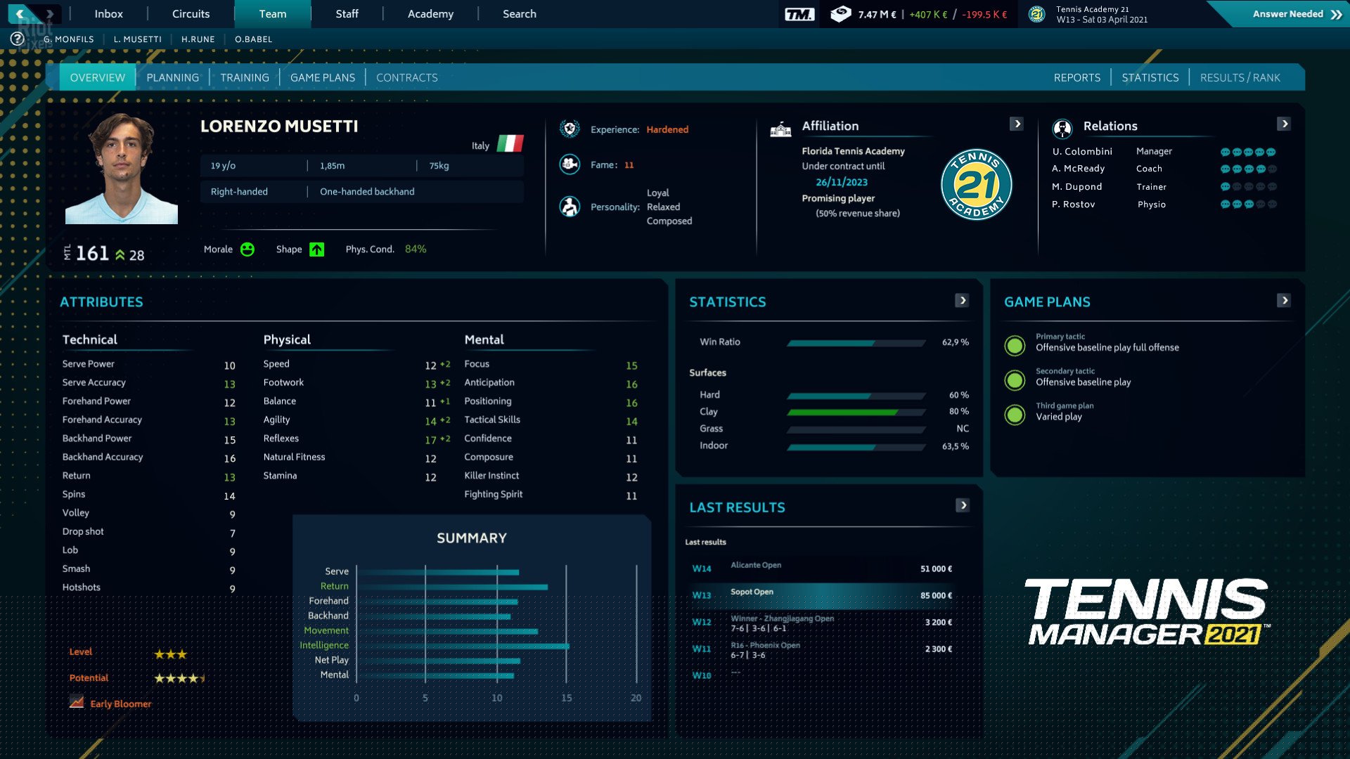[7]-Tennis Manager 2021 – v1.6.2093 Download-HohohoGames