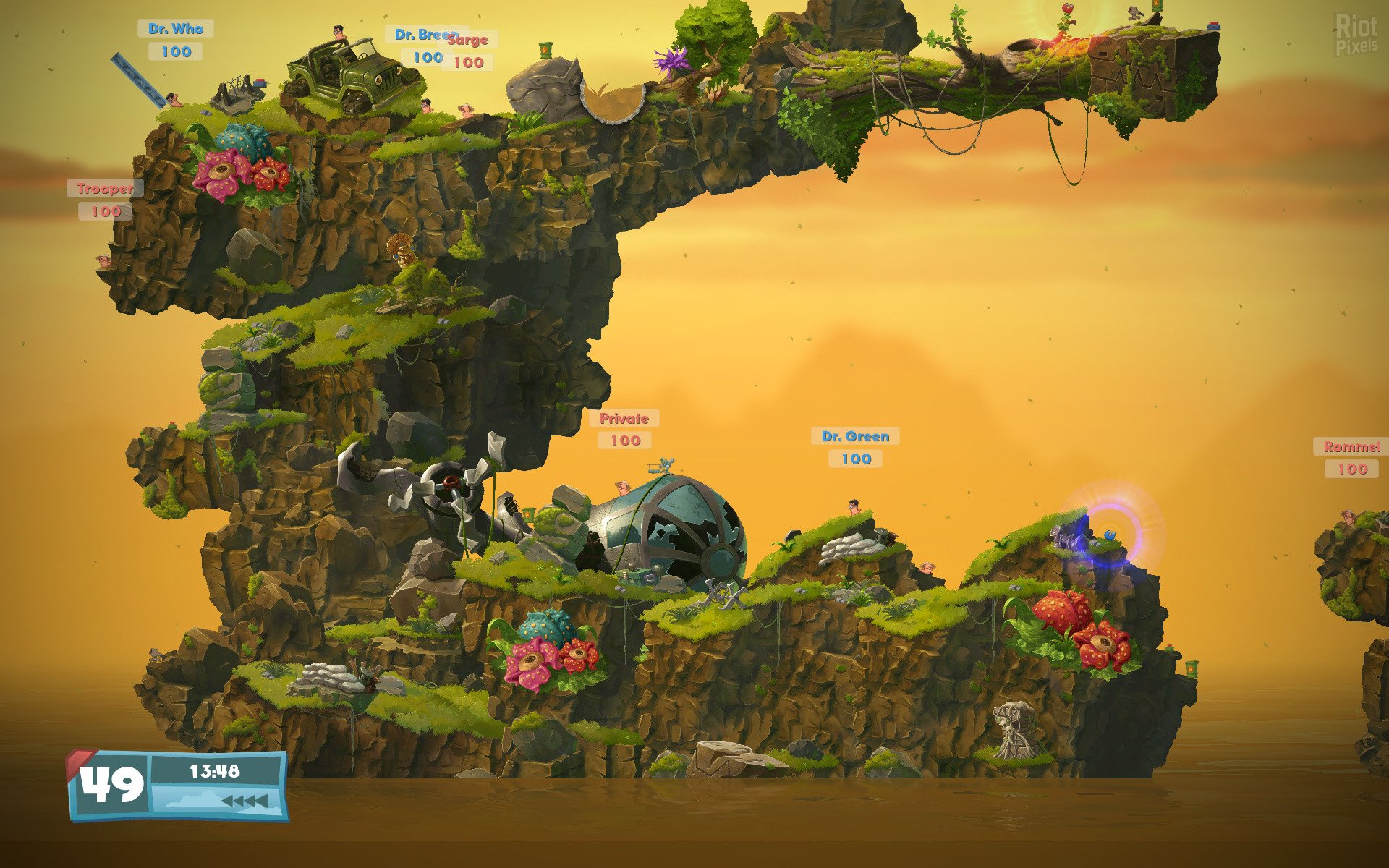 [13]-Worms W.M.D. + All-Stars DLC + Wormhole Update Download-HohohoGames