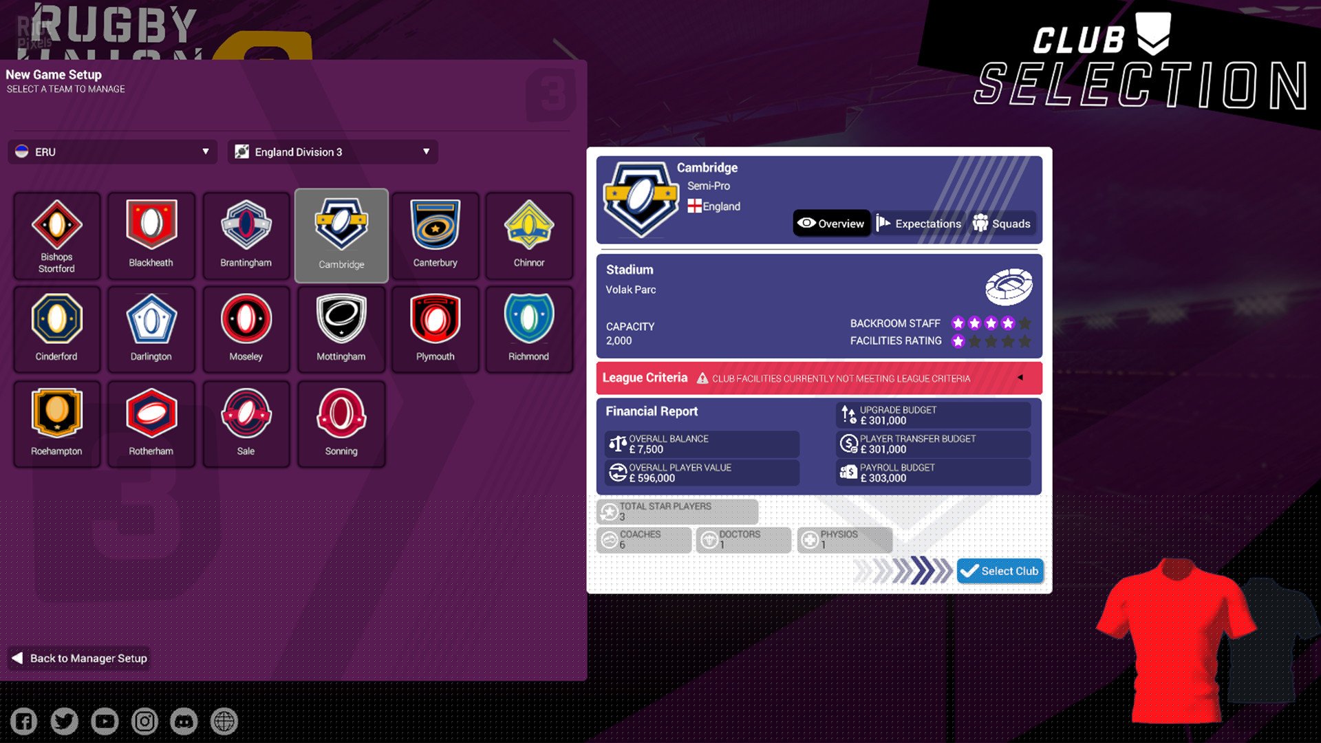 [6]-Rugby Union Team Manager 3 – 2021/22 Season Update + DLC Download-HohohoGames