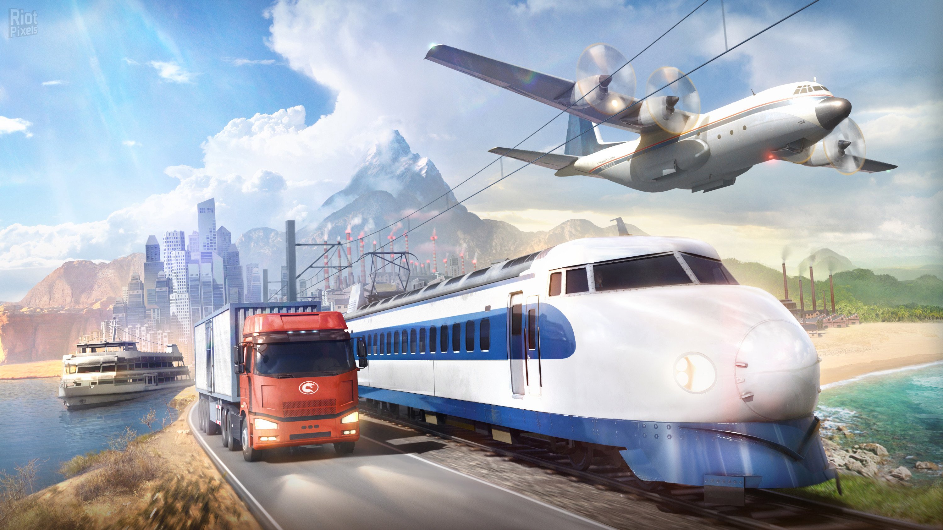 [26]-Transport Fever 2: Deluxe Edition – Build 35732 + 2 DLCs Download-HohohoGames