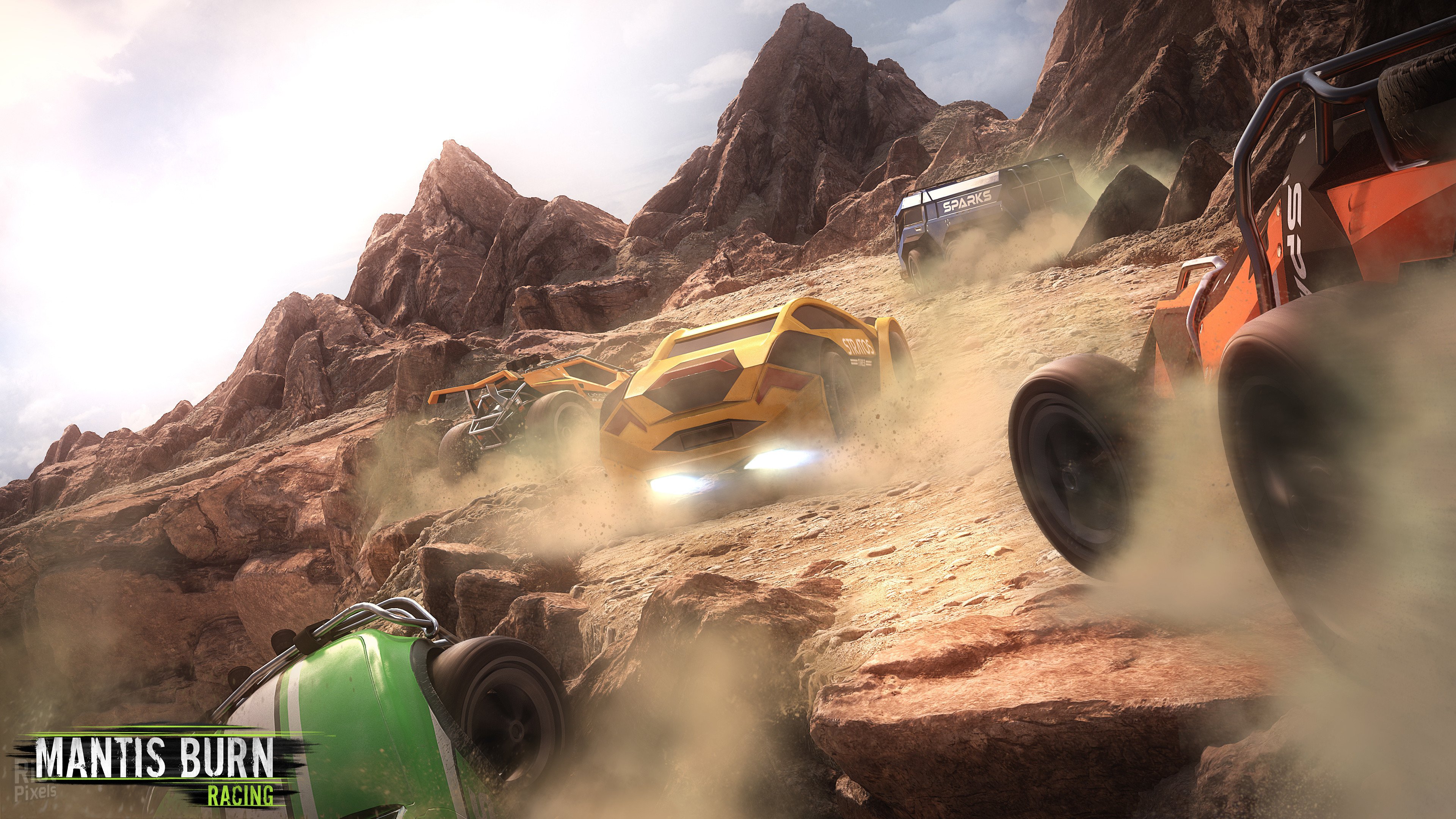 [22]-Mantis Burn Racing + 3 DLCs Download-HohohoGames