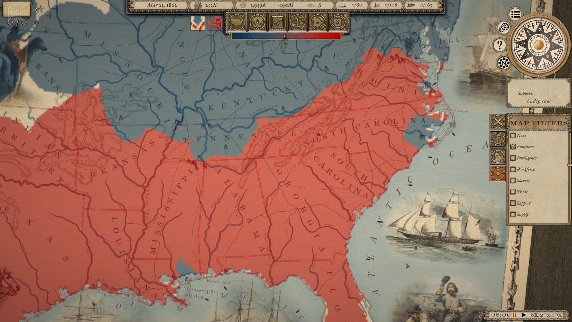 [8]-Grand Tactician: The Civil War (1861-1865) Complete – v1.1227 + DLC + Bonus Content Download-HohohoGames