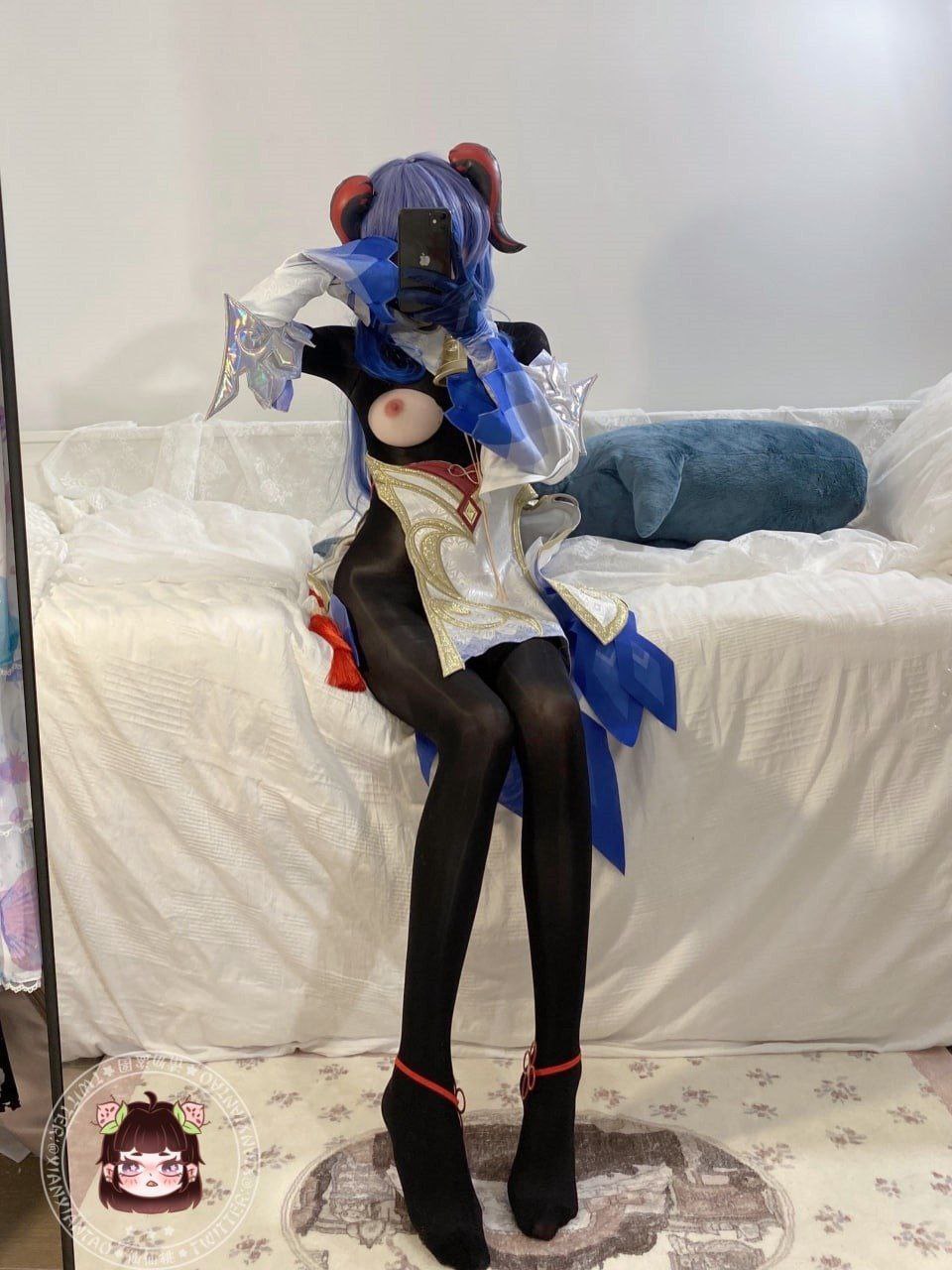 图片[8]-#仙仙桃 #cos #少女 #白虎 #黑丝 #自慰-赤赤哗热瓜黑料中心