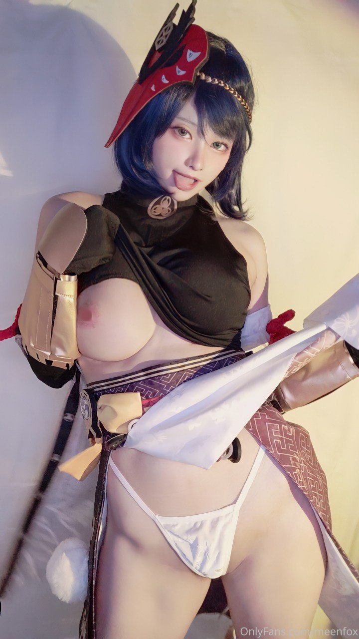 图片[14]-作品:Meenfox cosplay Kujou Sara - Genshin-赤赤哗热瓜黑料中心