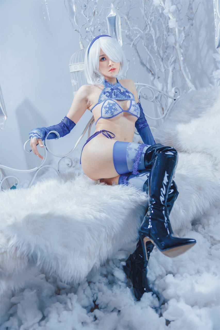图片[14]-作品:鹿八岁baby - 尼尔：机械纪元 2B冰雪 作者:#鹿八岁 标签:#co-赤赤哗热瓜黑料中心