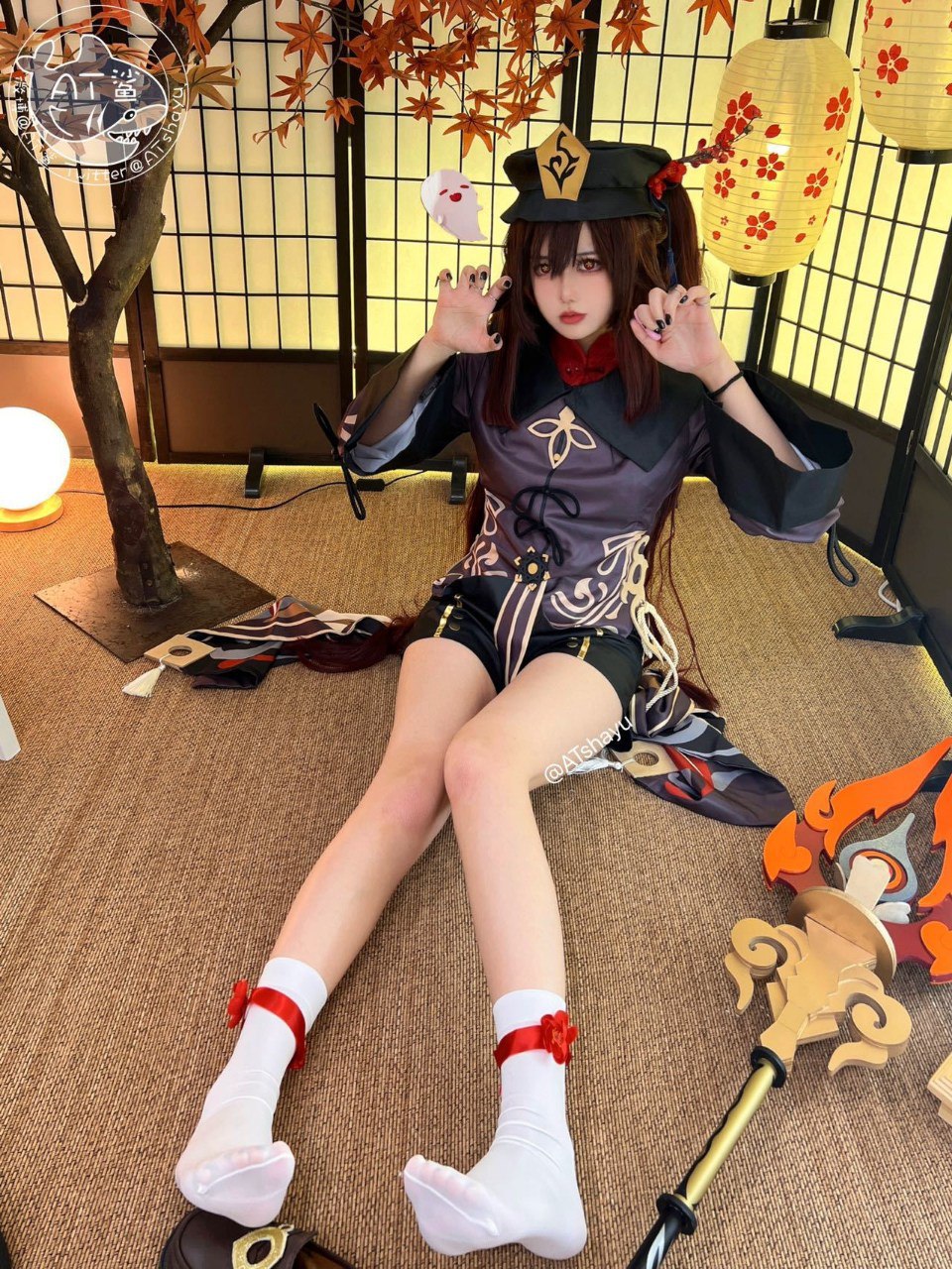 图片[11]-作品:AT鲨 - 原神 胡桃 作者:#AT鲨 标签:#cosplay #写真 #-赤赤哗热瓜黑料中心