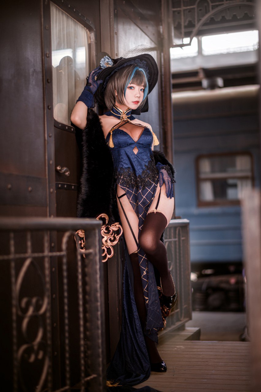 图片[7]-作品:铁打萌萌moi - 柴郡旗袍 作者:#铁打萌萌moi 标签:#cospla-赤赤哗热瓜黑料中心
