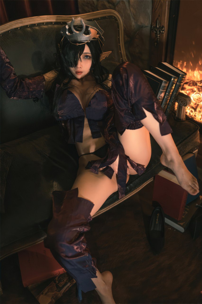 图片[10]-作品:杏仁曲奇 - 黑兽 精灵女王 作者:#杏仁曲奇 标签:#cosplay #-赤赤哗热瓜黑料中心