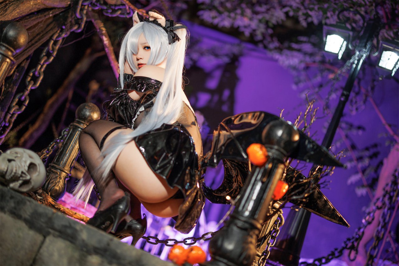 作品:樱落酱w - 雅努斯万圣喵喵 作者:#樱落酱w 标签:#cosplay #-赤赤哗热瓜黑料中心