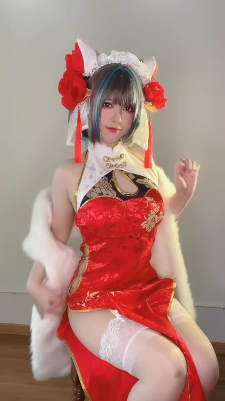 图片[7]-#半半子 半半子 - 柴郡中华娘旗袍[45P2V-389MB]-赤赤哗热瓜黑料中心