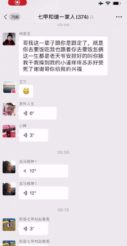 全网都在找的 七甲村林淑玉发错群事件 发给情夫的消息发到村微信群里 称“小逼被操-赤赤哗热瓜黑料中心